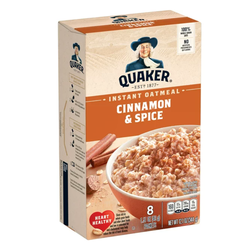 QUAKER - OATMEAL  CINNAMON & SPICE - 43 G