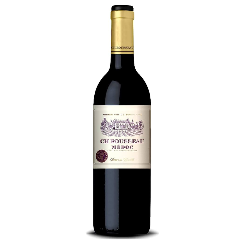 CHATEAU ROUSSEAU MEDOC - VIN ROUGE DU MEDOC - 75CL