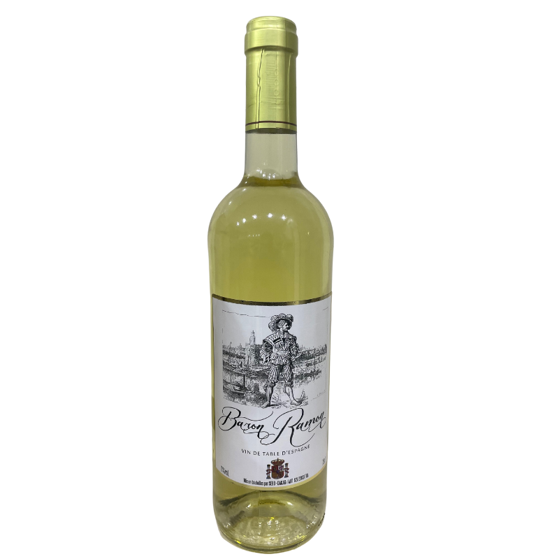 BARON RAMON - VIN BLANC D'ESPAGNE - 75CL