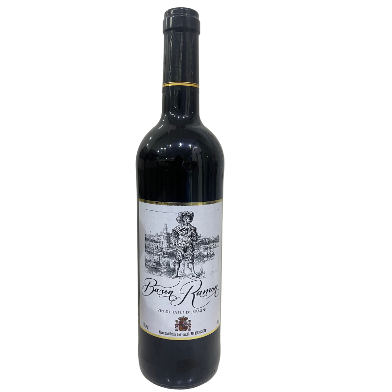 BARON RAMON - VIN ROUGE D'ESPAGNE - 75CL