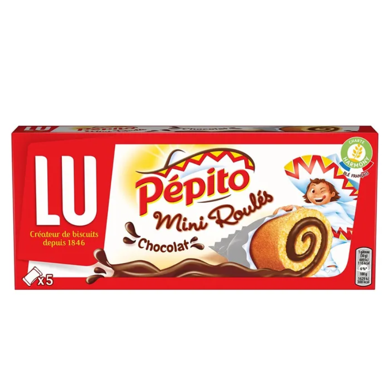 LU - PEPITO MINI ROULES CHOCOLAT - 150 G