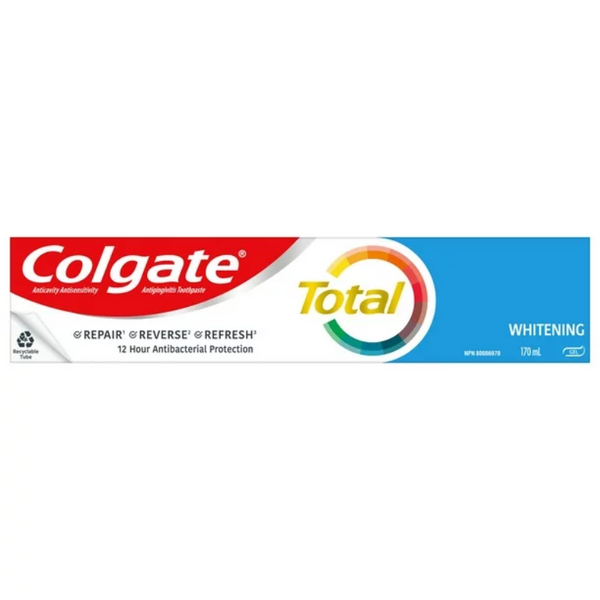 COLGATE TOTAL WHITENING GEL 170 G