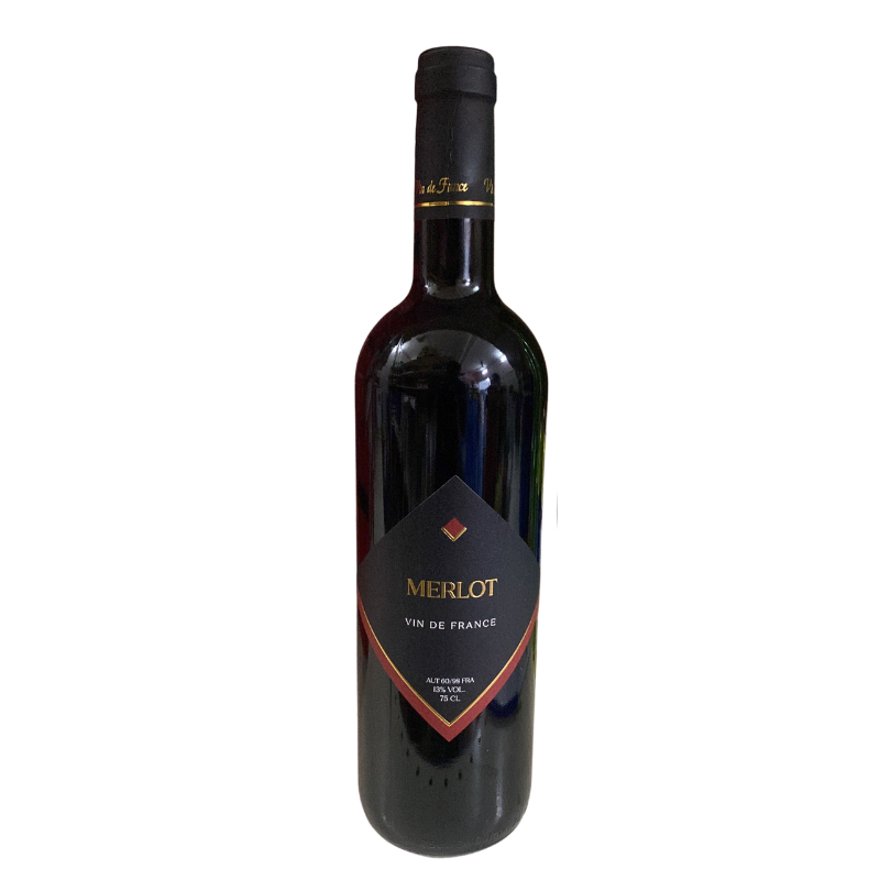 VIN DE FRANCE - MERLOT - 75CL