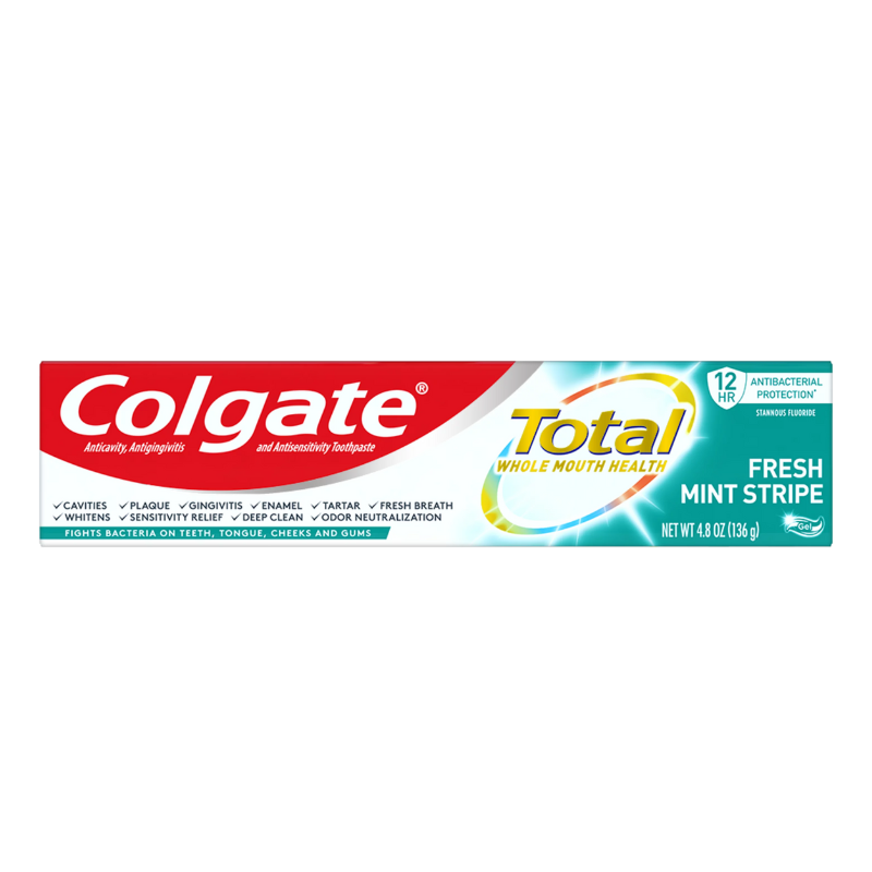 COLGATE - TOTAL WHOLE MOUTH HEALTH FRESH MINT STRIPE - 170G