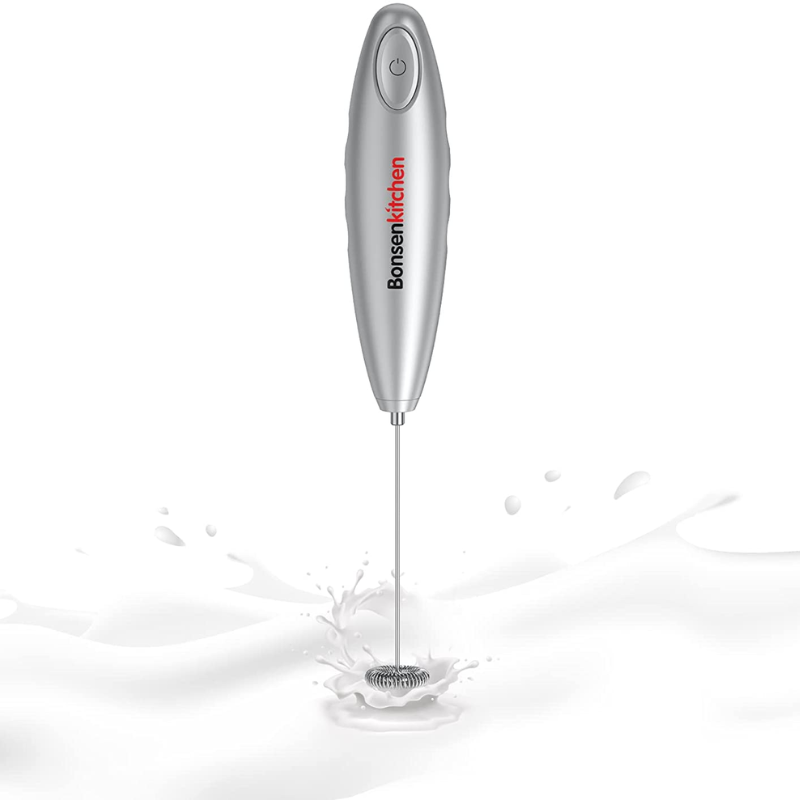 BONSEN KITCHEN - FABRICANT DE MOUSSE DE LAIT MF8710 - ARGENT