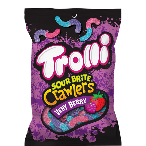 TROLLI - SOUR BRITE CRAWLERS VERRY BERRY - 3,4 OZ