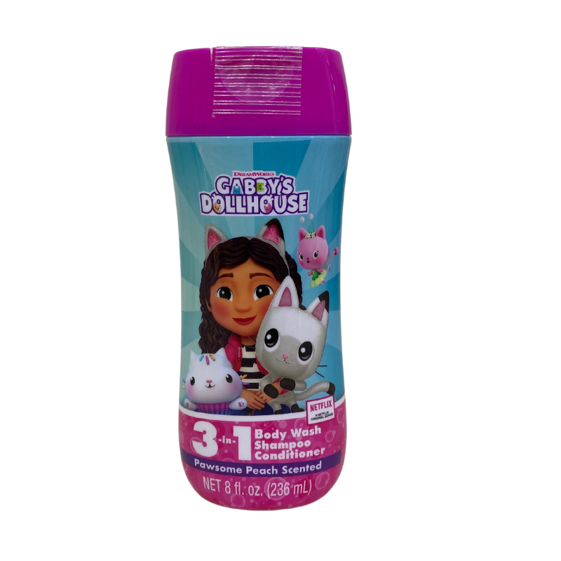 GABBY'S DOLL HOUSE - 3 IN 1 LEAVE IN PAWSOME PEACH SCENTED 236 mL