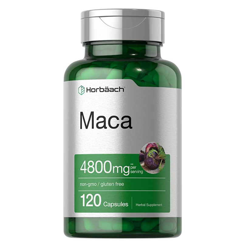 HORBAACH - MACA NON-GNO GLUTEEN-FREE 4800 MG - 120 CAPSULES