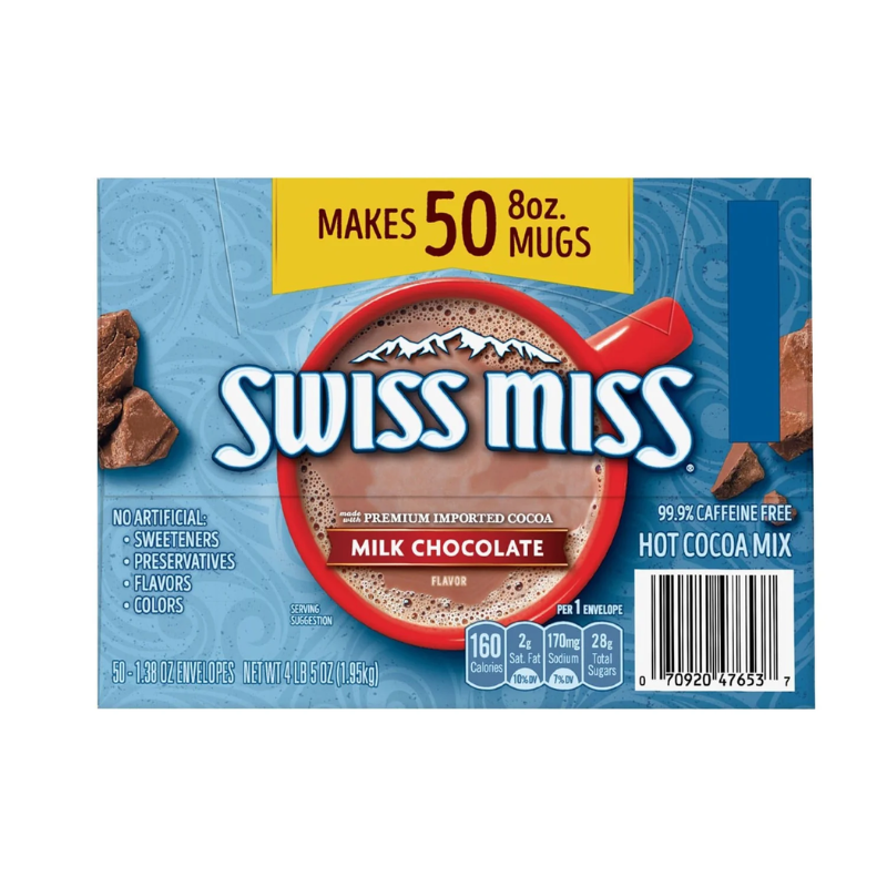 SWISS MISS - MILK CHOCOLATE FLAVOR - 4LBS