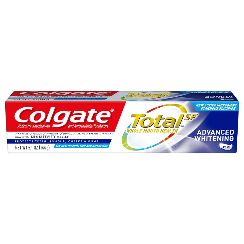 COLGATE TOTAL SF DENTIFRICE BLANCHISSANT AVANCÉ 181 G