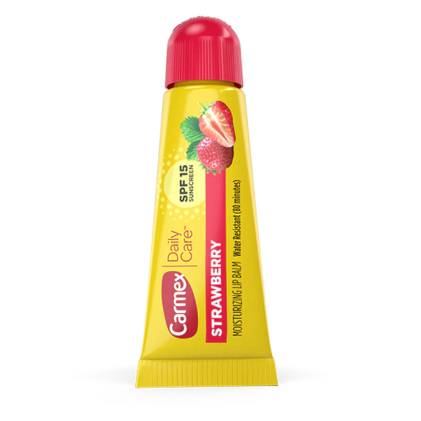 CARMEX - DAILY CARE STRAWBERRY SPF#15 LIP BALM -  0.35OZ