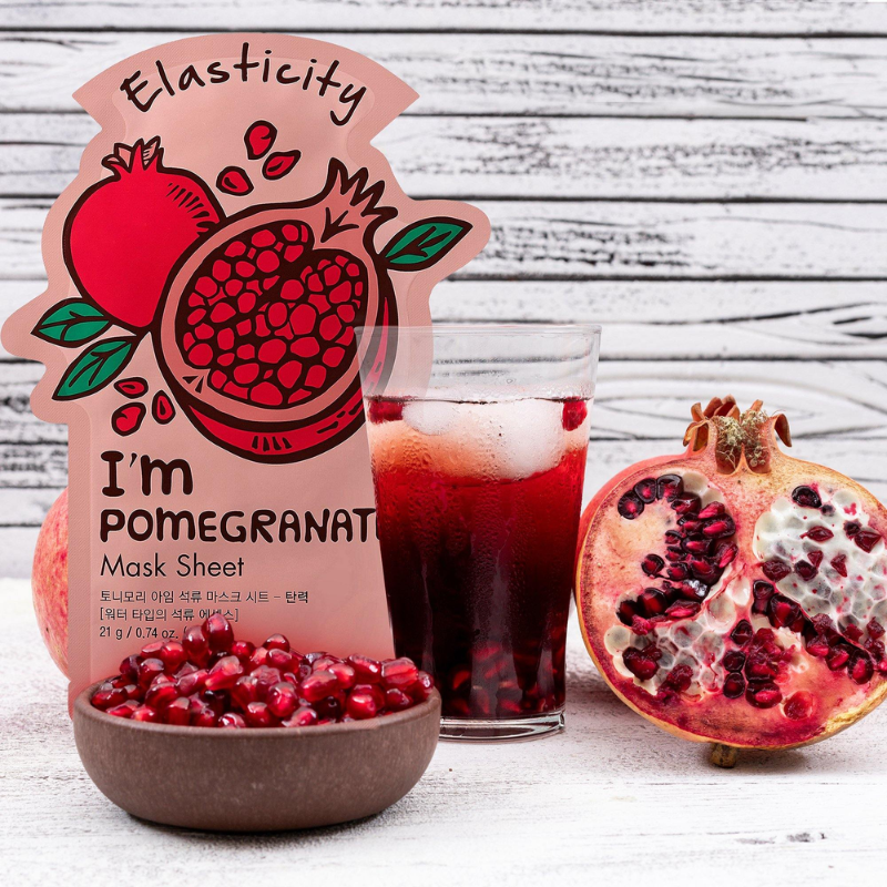 TONYMOLY - ELASTICITY I'M POMEGRANATE MASK SHEET - 0,74 OZ