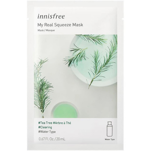 INNISFREE - MY REAL SQUEEZE MASK TEA TREE - 0,67 OZ