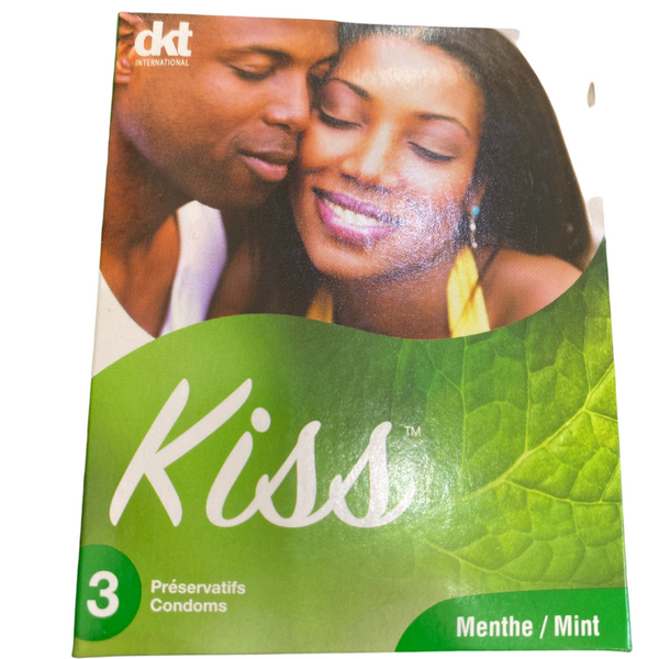 KISS MENTHE/MINT PRESERVATIFS/CONDOMS