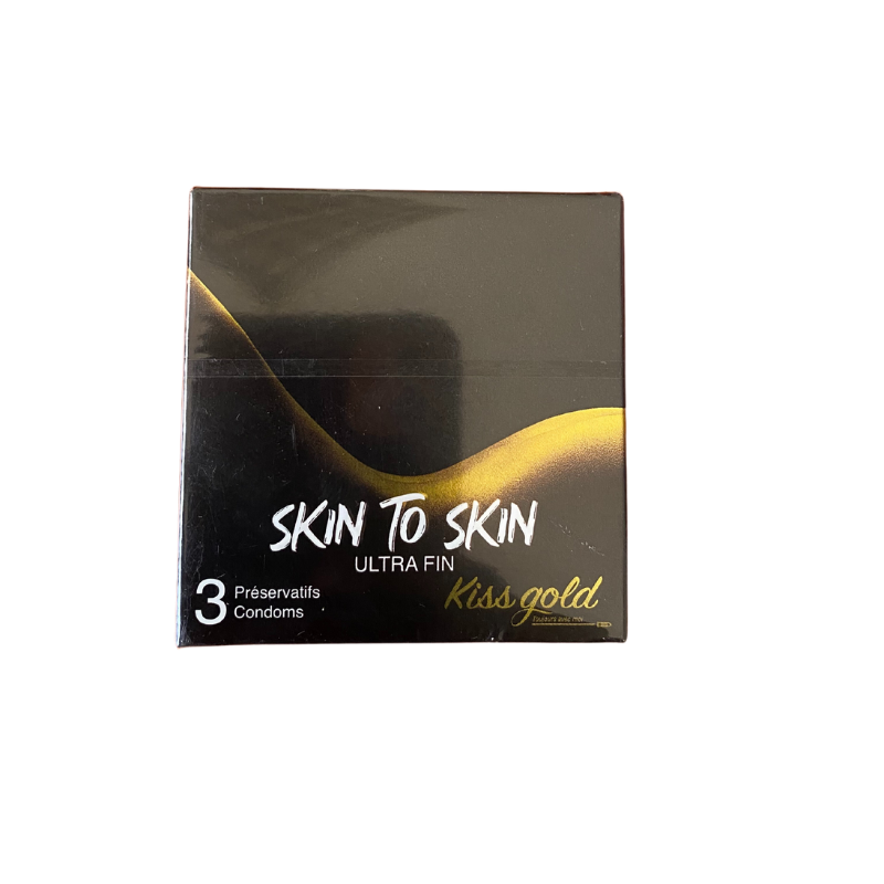 KISS GOLD SKIN TO SKIN PRESERVATIFS/CONDOMS