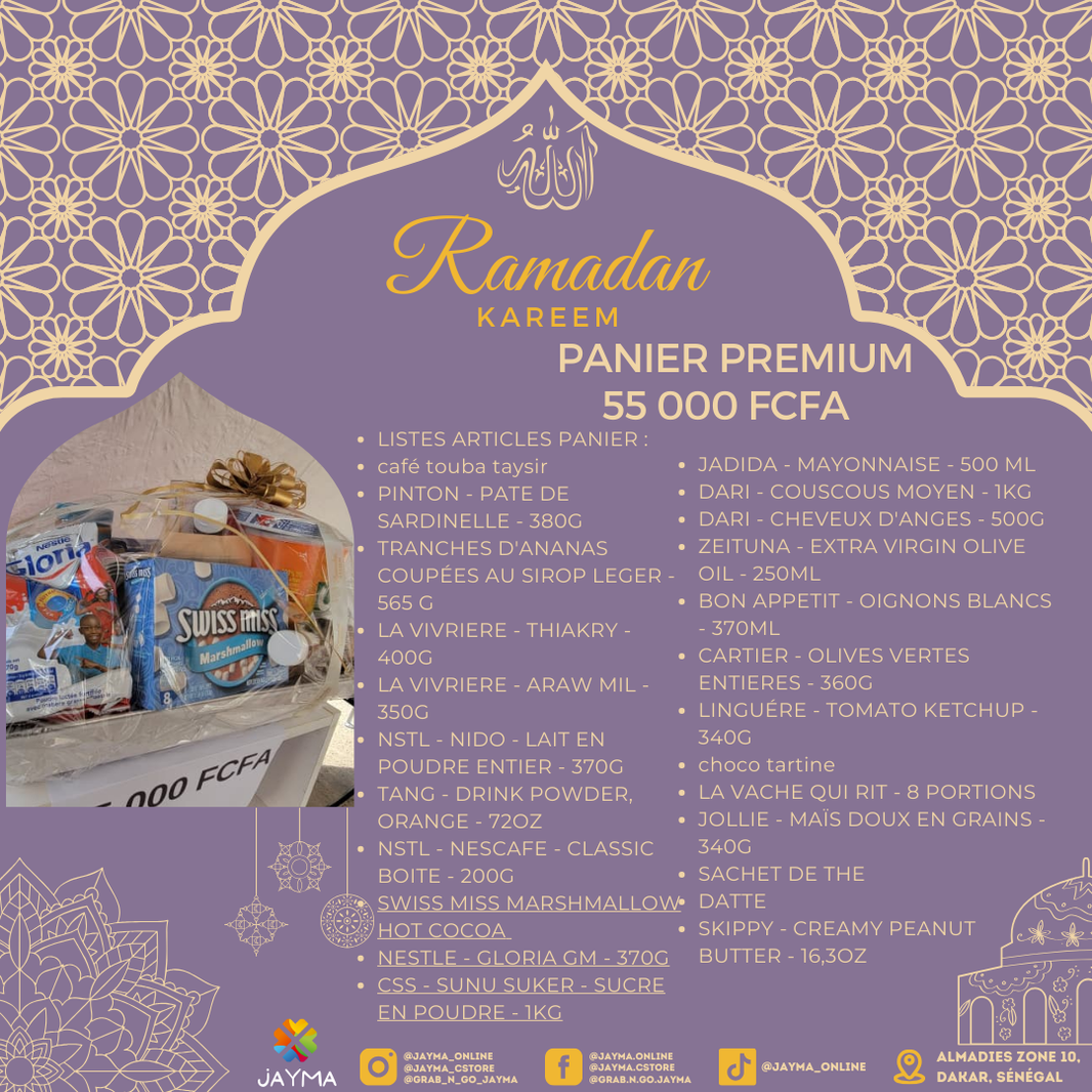PANIER RAMADAN JAYMA PREMIUM