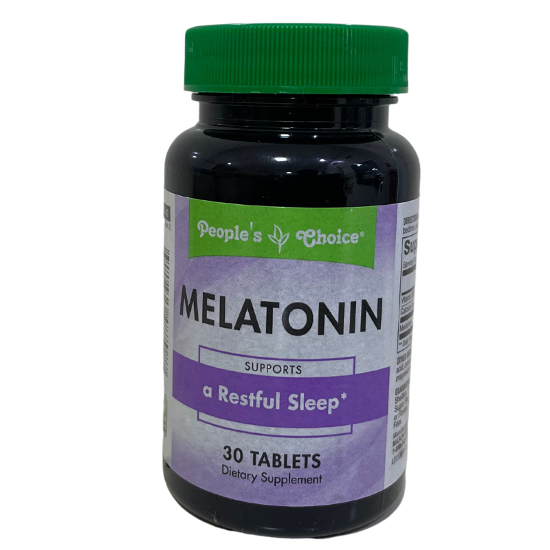 PEOPLE'S CHOICE - MELATOMIN 3MG RESTFUL SLEEP - 30 TABLETS