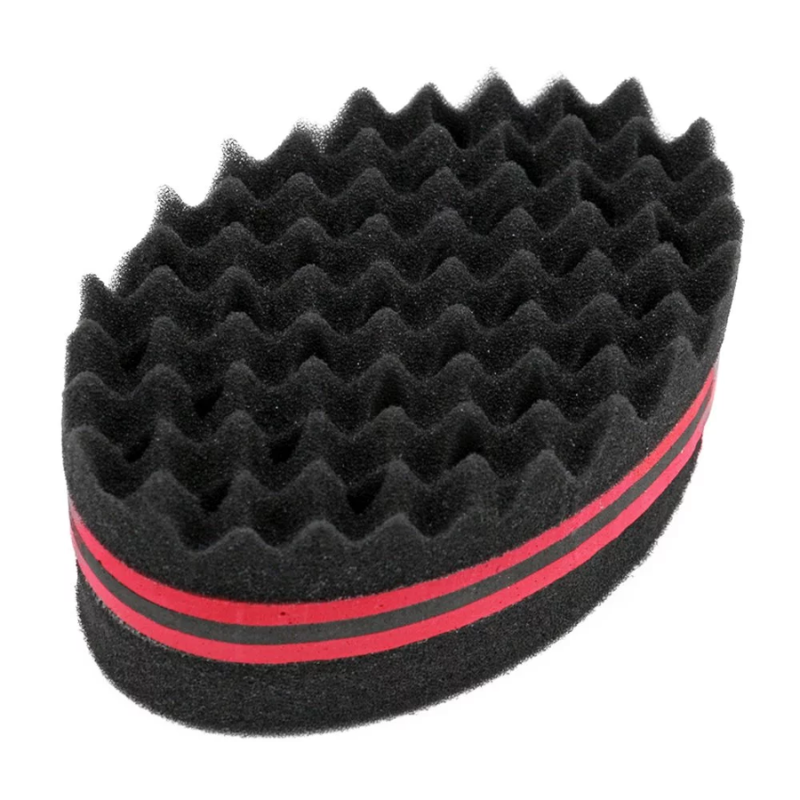 BROSSE TORSADÉE EN ÉPONGE DOUBLE FACE COULEUR ALÉATOIRE