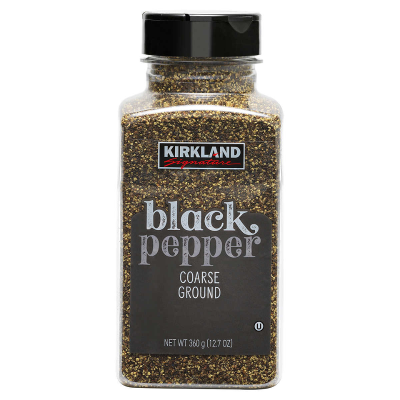 KIRKLAND SIGNATURE - COARSE GROUND BLACK PEPPER  - 12,07OZ