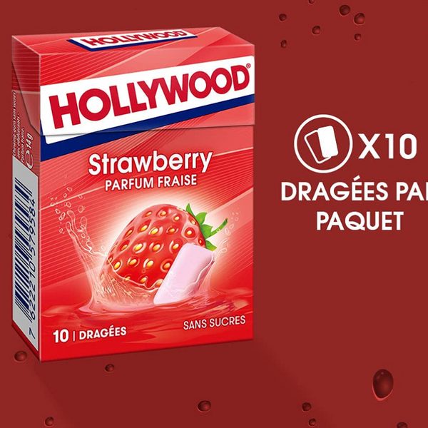 HOLLYWOOD - STRAWBERRY PARFUM FRAISE- 14 G