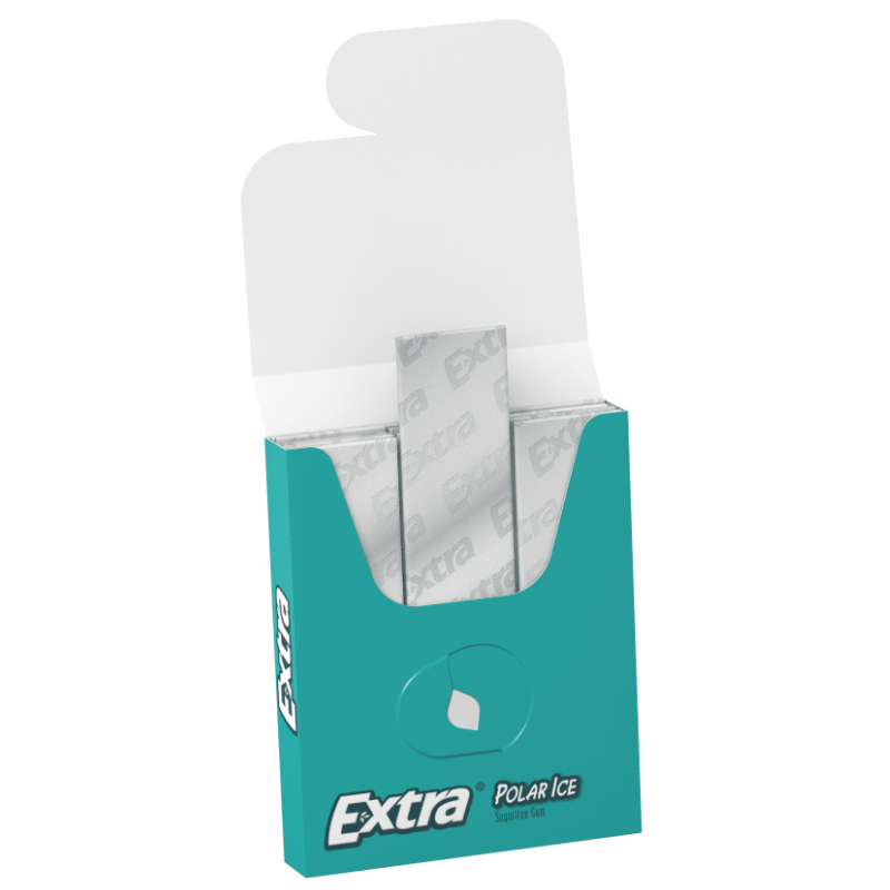 EXTRA - POLAR ICE SUGAR FREE CHEWING GUM - 45G