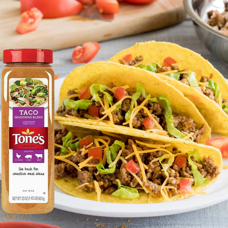 TONE'S - TACO SEASONING - 653 G