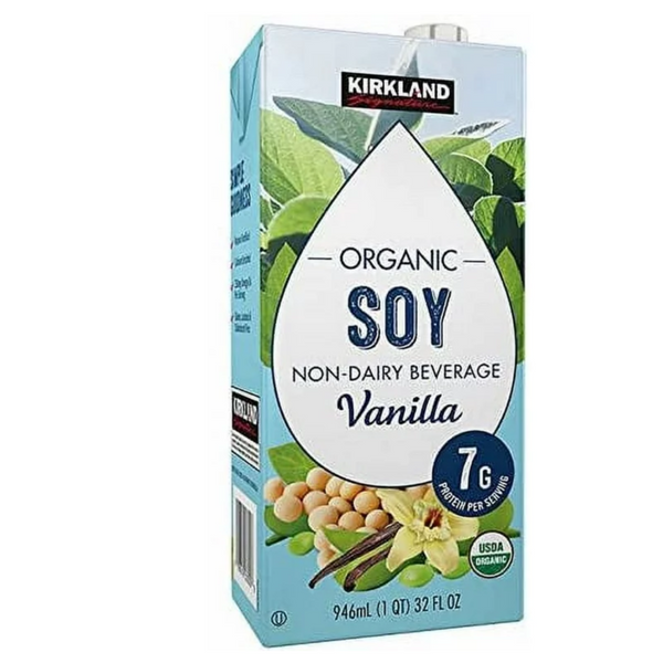 KIRKLAND SIGNATURE ‐ ORGANIC SOY NON‐DAIRY BEVERAGE VANILLA ‐ 32 FLOZ