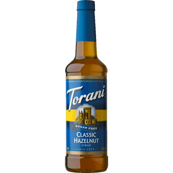 TORANI - SUGAR-FREE HAZELNUT FLAVORING SYRUP - 750 ML