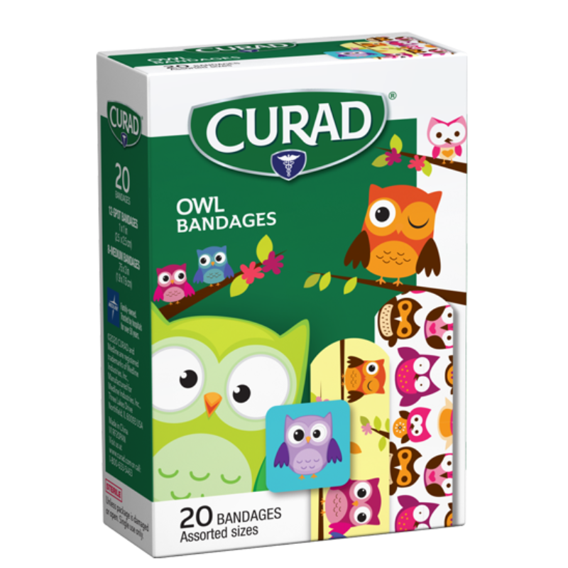 CURAD BANDAGES POUR ENFANTS - 20 CT