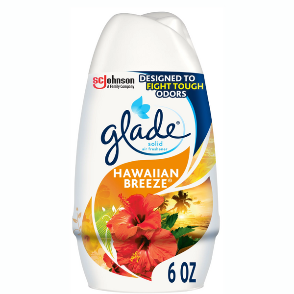 GLADE - GEL AIR FRESHNER HAWAIIAN BREEZE - 6 OZ