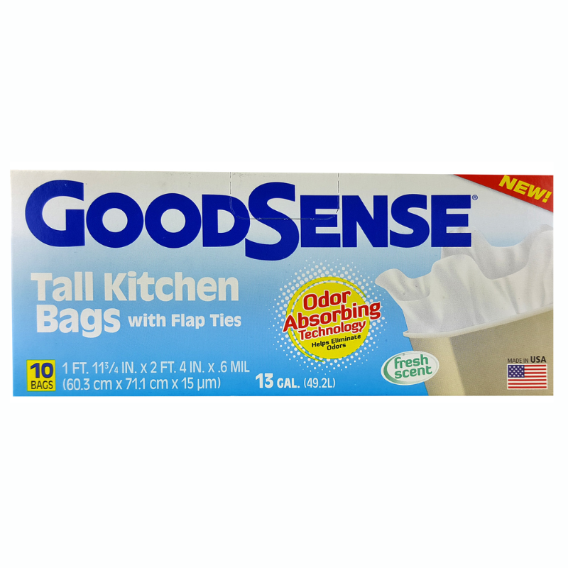 GOODSENSE - SACS DE CUISINE HAUTS  - 10CT
