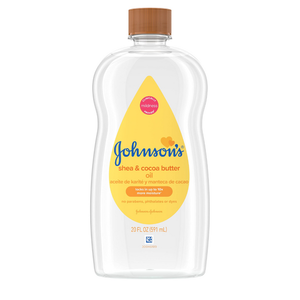 JOHNSON SHEA & COCOA BUTTER OIL 20 FL OZ