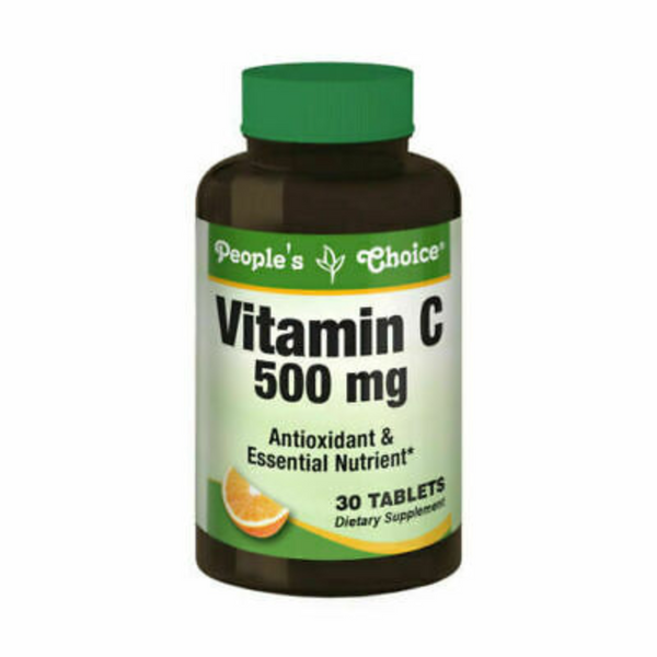 PEOPLE'S  CHOICE VITAMIN C 500 MG 30 TABLETS