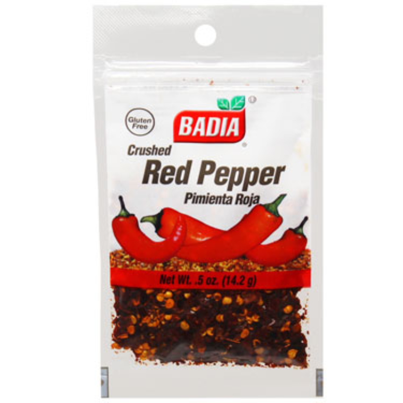 BADIA -  PIMENT ROUGE BROYÉ PIMIENTA ROJA - 0,5OZ