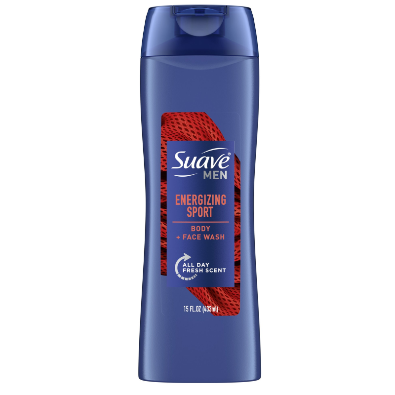 SUAVE - MEN BODY WASH ENERGIZING SPORT 15 FL. OZ