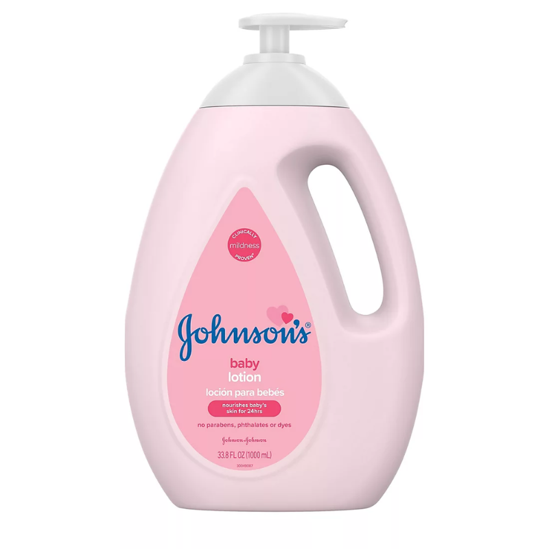 JOHNSON'S LOTION HYDRATANTE POUR BÉBÉ ROSE À L'HUILE DE NOIX DE COCO - 33,8 FL OZ