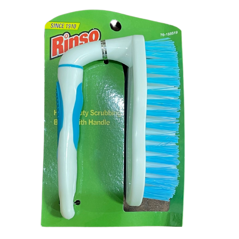 RINSO SCRUB BRUSH IRON HAND, HEAVY DUTY, 5IN. HANDLE