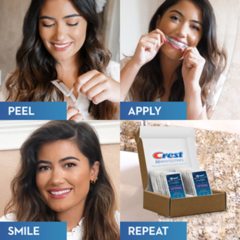 CREST 3D WHITESTRIPS EFFETS PROFESSIONNELS ET PACK DOUBLE SUPREME BRIGHT