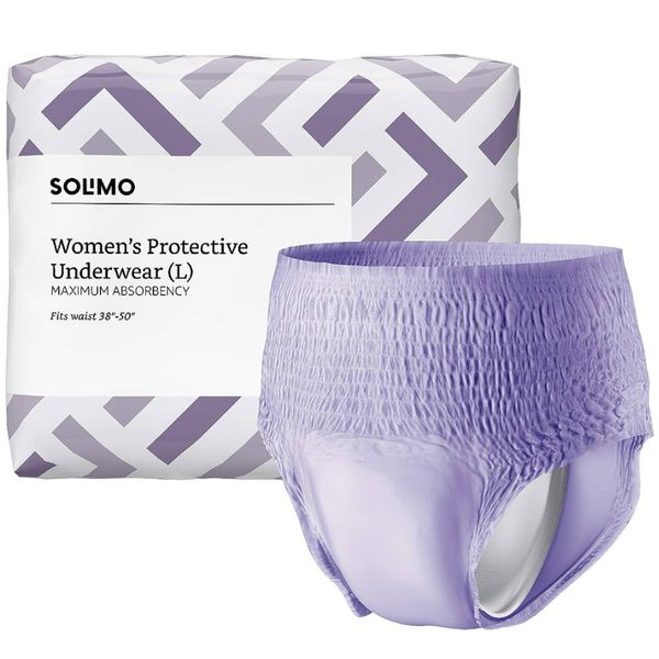 SOL'MO SOUS-VÊTEMENTS D'INCONTINENCE POUR FEMME, ABSORPTION MAXIMALE L - 18 CT