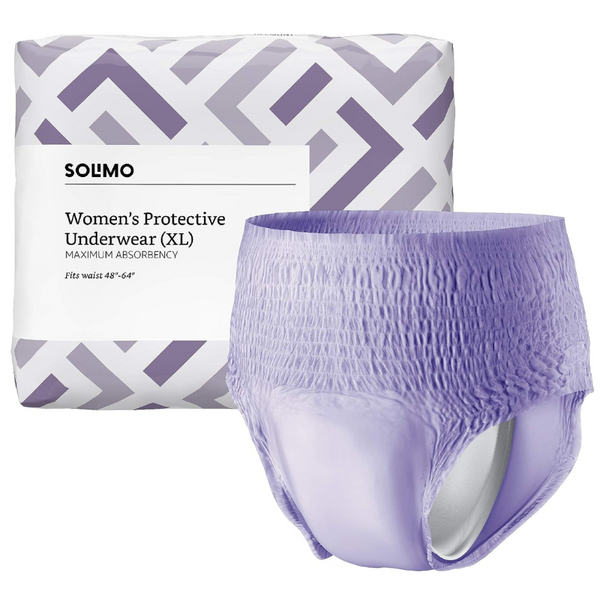 SOL'MO  SOUS-VÊTEMENTS POUR INCONTINENCE ET POST-PARTUM POUR FEMME, ABSORPTION MAXIMALE, EXTRA LARGE XL - 16 CT