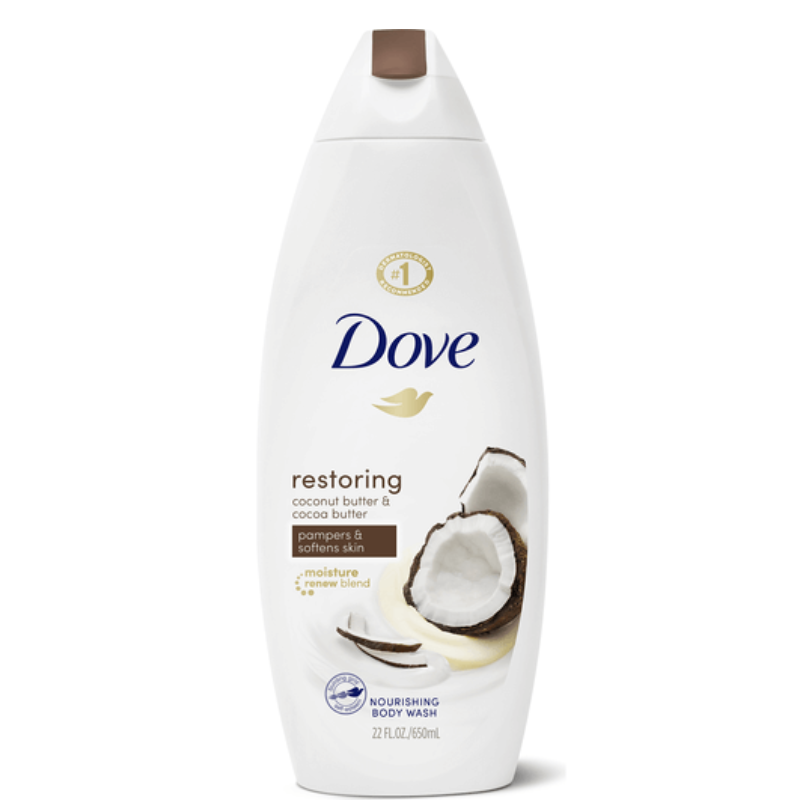 DOVE - RESTORING COCONUT & COCOA BUTTER - 24 FL. OZ