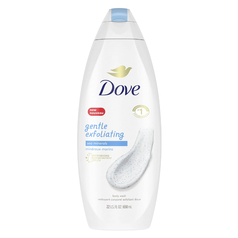 DOVE - GENTLE & EXFOLIATING SEA MINERALS - 24 FL. OZ