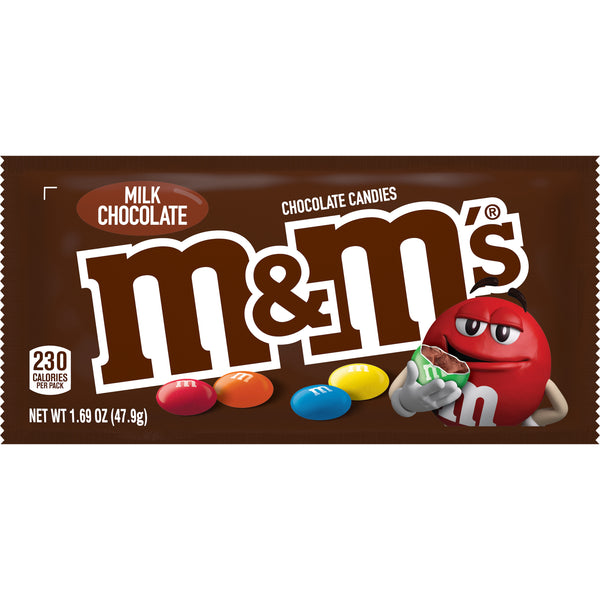 M&M'S MILK CHOCOLATE CANDY FULL SIZE 1.69OZ