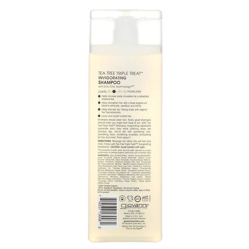 GIOVANNI Shampooing Tea Tree Triple Treat 250ml
