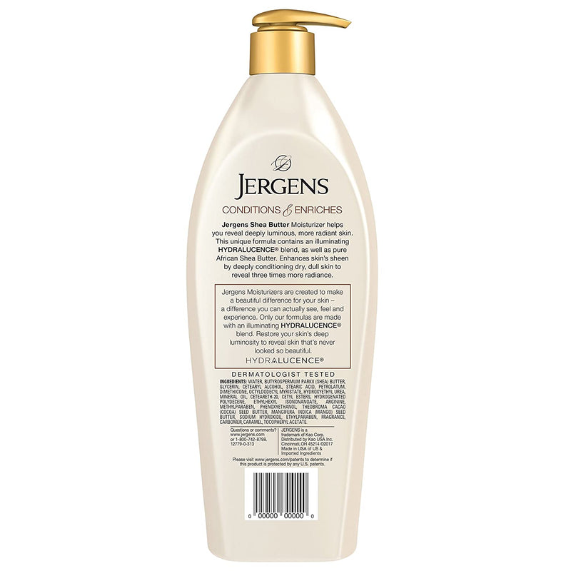 JERGENS LOTION ENRICHISSANTE AU BEURRE DE KARITÉ