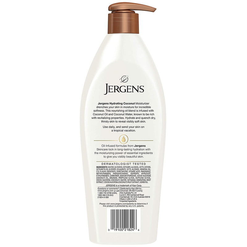 JERGENS Lotion hydratante à la noix de coco 738ml