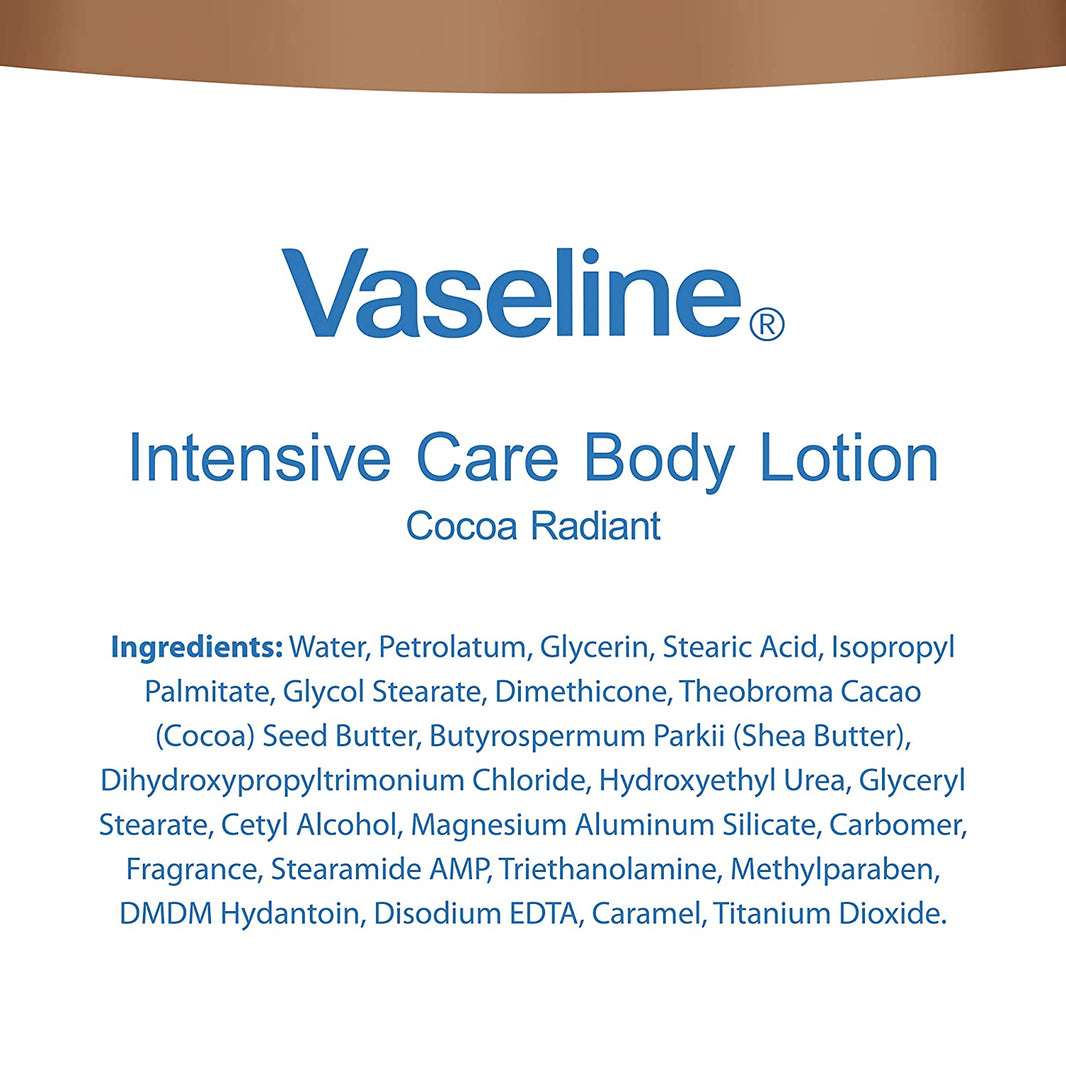 VASELINE Soin intensif cacao radiant 600ml