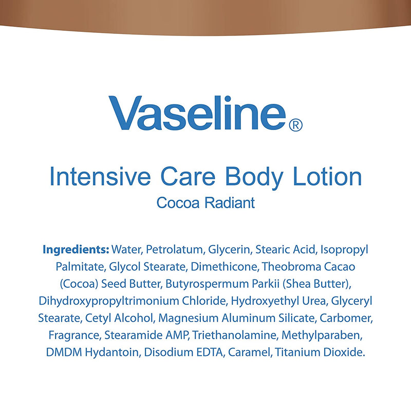 VASELINE Soin intensif cacao radiant 600ml