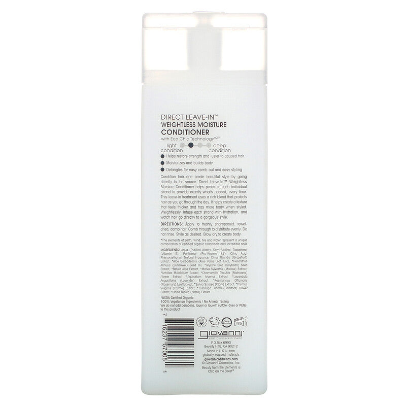 GIOVANNI Direct Leave-in- Leave-in Ultra Léger 250ml