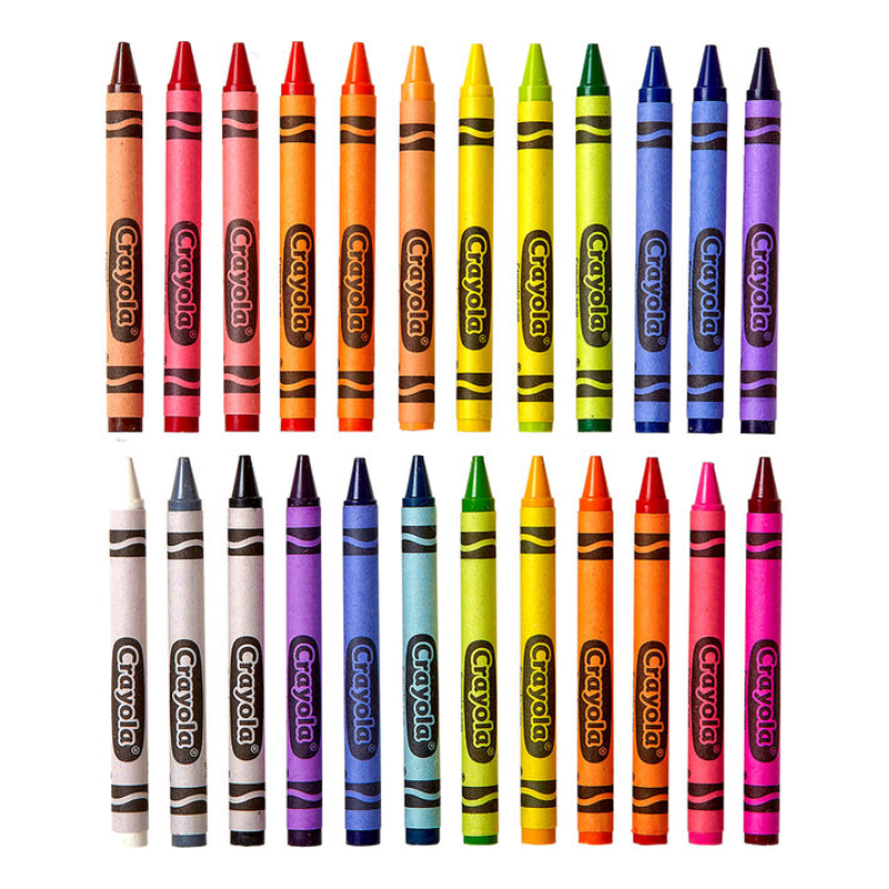 CRAYOLA CRAYONS (*24 CRAYONS)